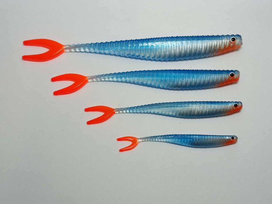 Mr. Bleak jaskółka 18cm clear niebieski grzbiet UV ogon 522