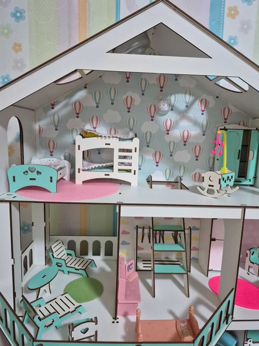 Будинок великий для ляльок ЛОЛ та барби