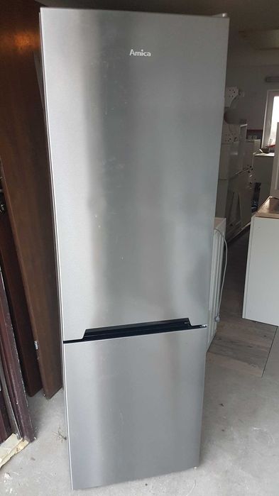 Lodówka zamrażarka Amica Inox