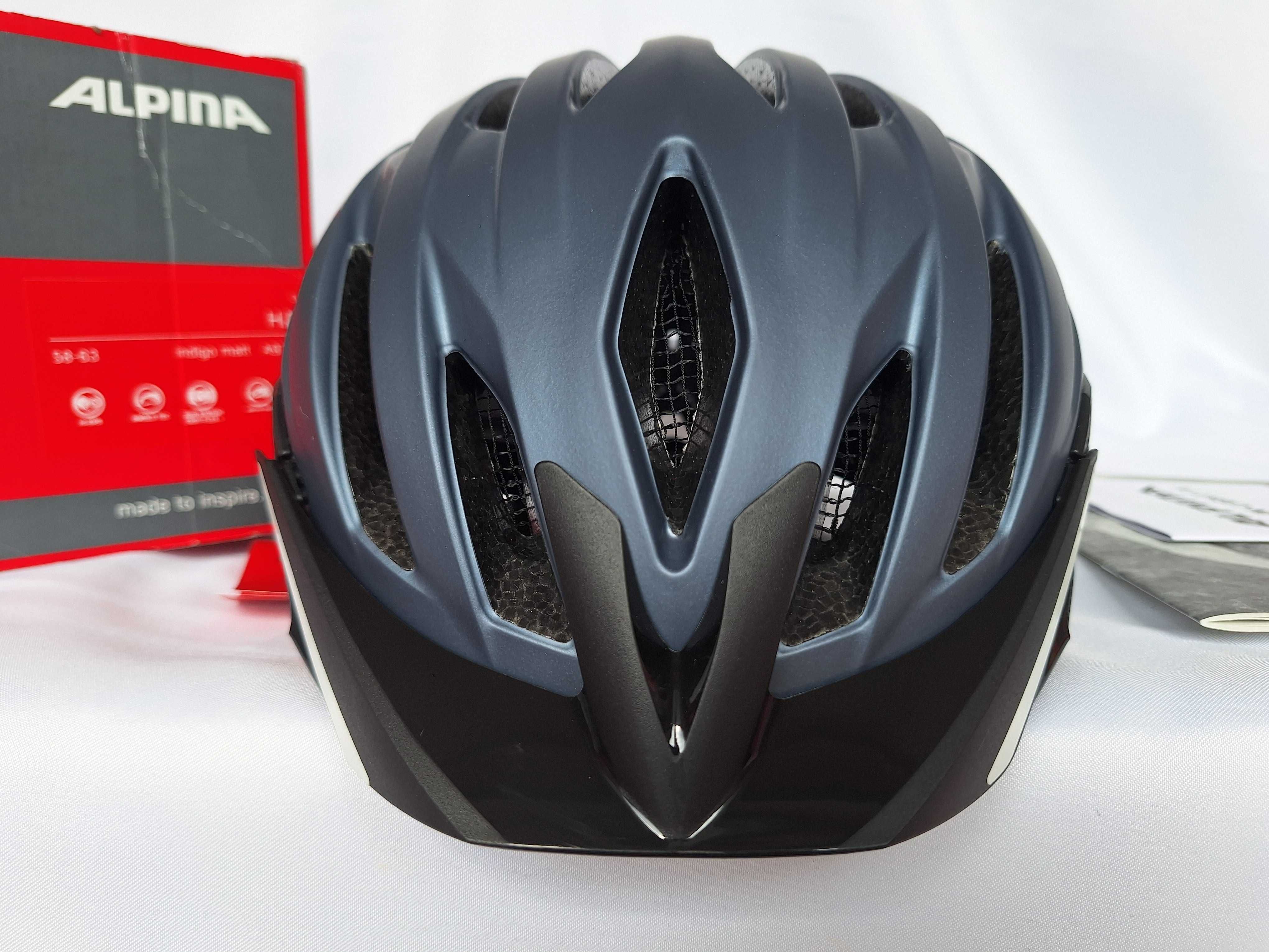 Kask rowerowy Alpina Haga Indigo Matt L/XL 58-63cm