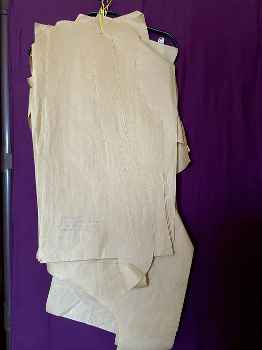 Готові паперові лекала халата, викрійка