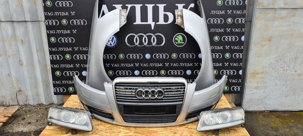 Бампер передній в зборі Audi A6 C6 доресталінг