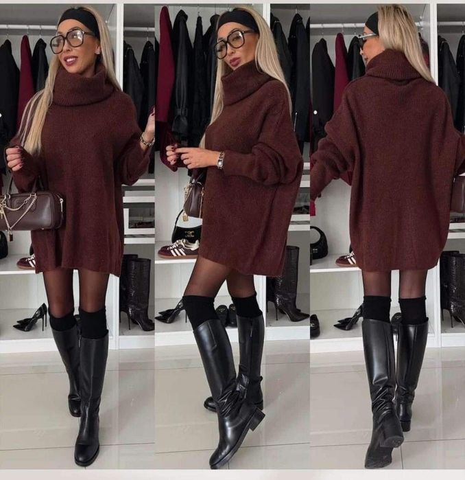 Swetet/golf,oversizie, długi