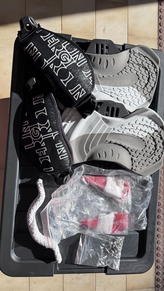 Conjunto de footstrap novos enquilhas