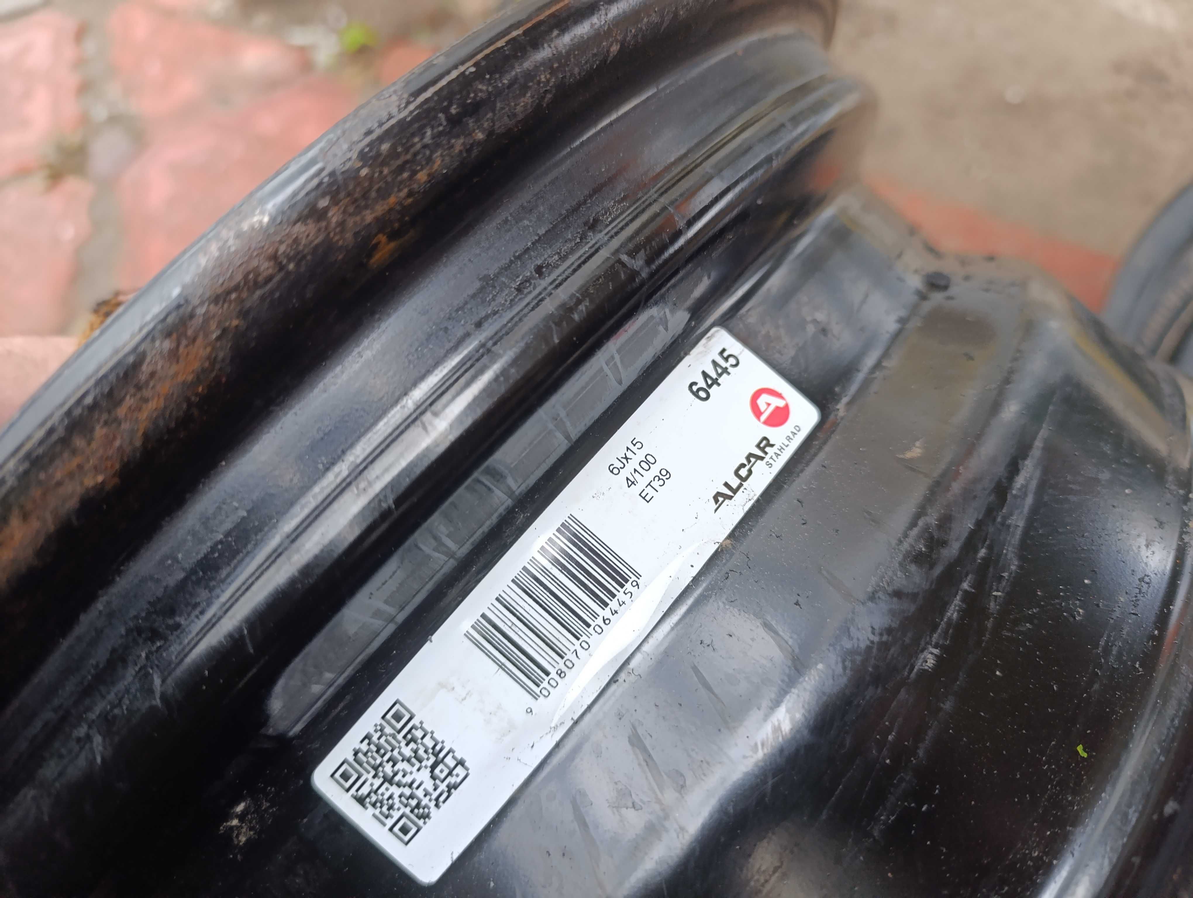 Диски стальні r15 4*100 Opel Corsa Vectra Astra Aveo Daewoo Lanos Sens