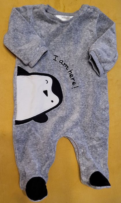 Lote 7 Babygrows veludo