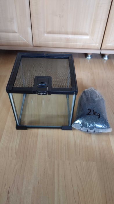 Akwarium terrarium kostka 20x20x20