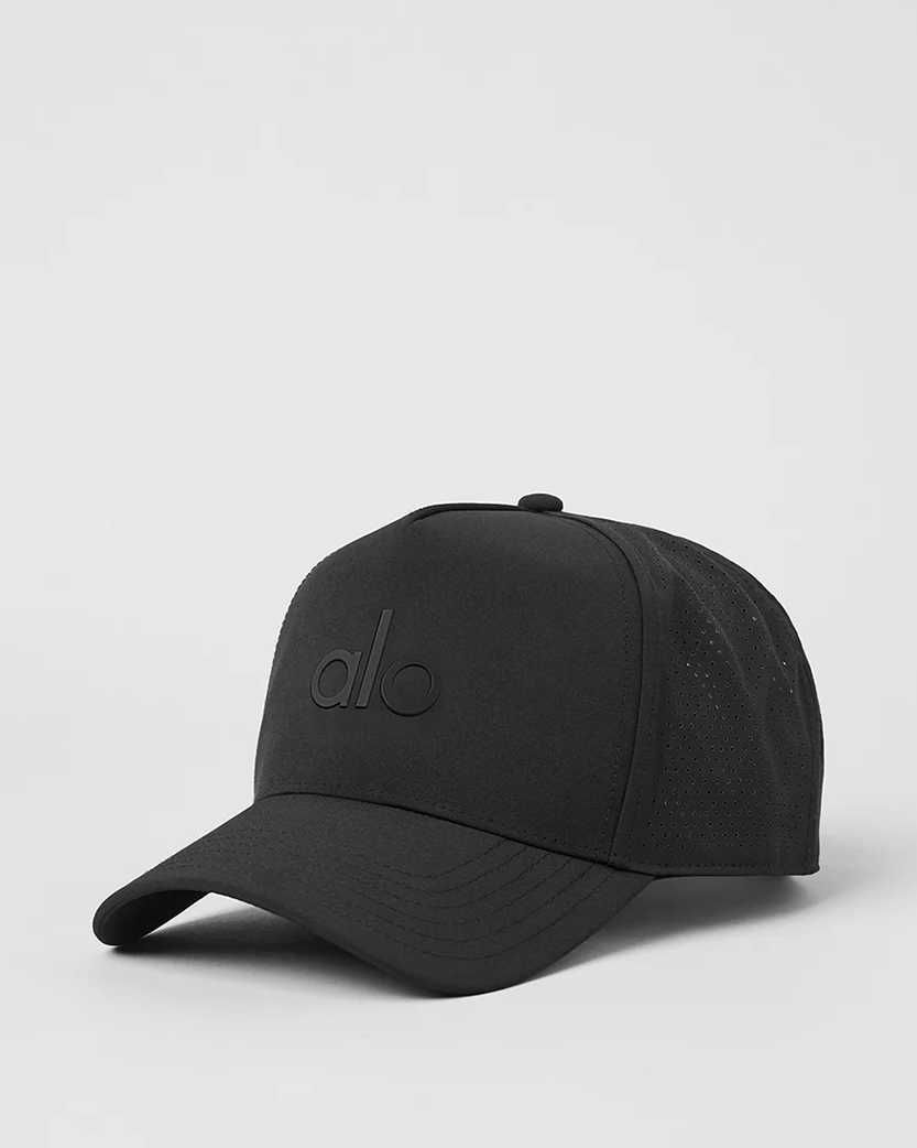 Кепка Alo Yoga Performance District Trucker Hat Black