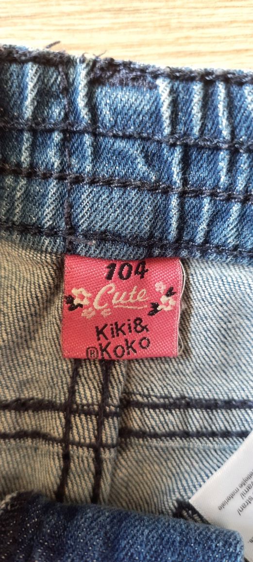 Jeansy dla dziewczynki rozmiar 104 Kiki&Koko