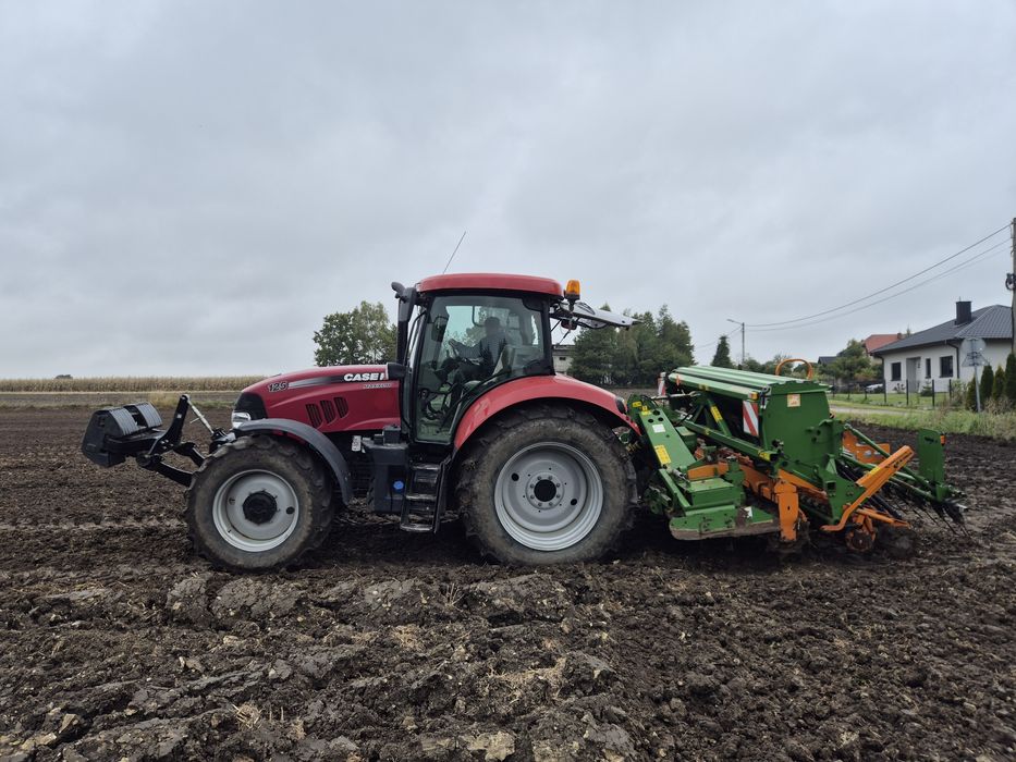 Wynajem maszyn rolniczych plug agregat siewny brona wirowa bezorkowiec