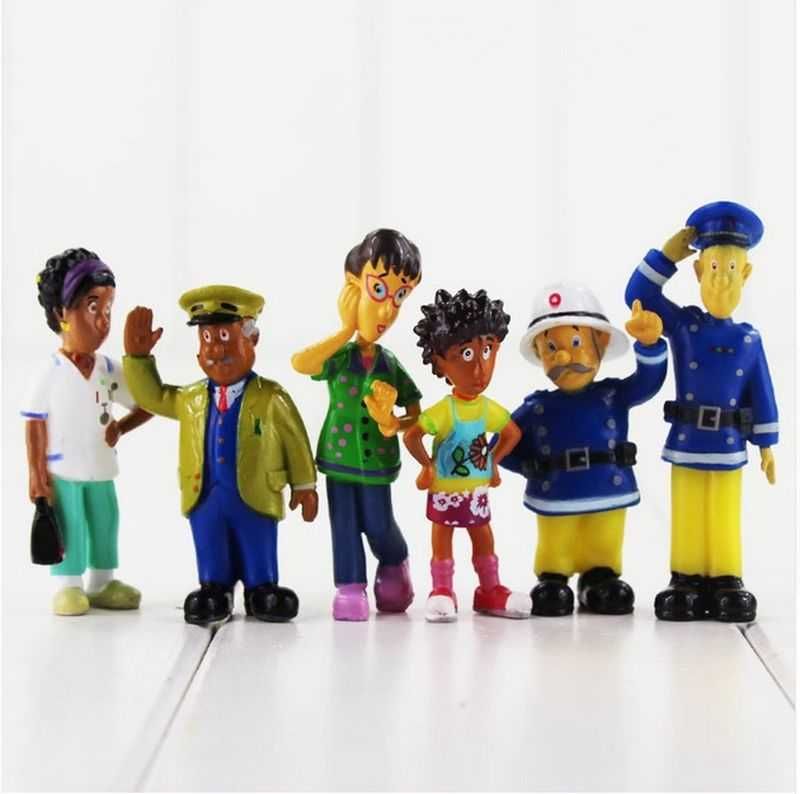 Zestaw figurki Strażak Sam 12 sztuk nowe