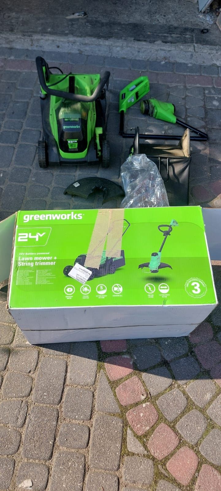 Kosiarka i podkaszarka Greenworks