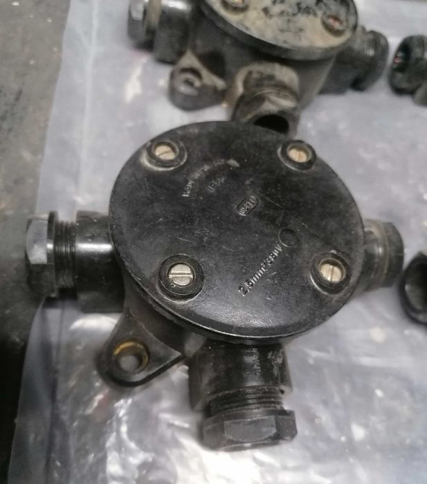 Puszka elektryczna OSPEL PRL retro bakielit bakielitowa stara zabytek