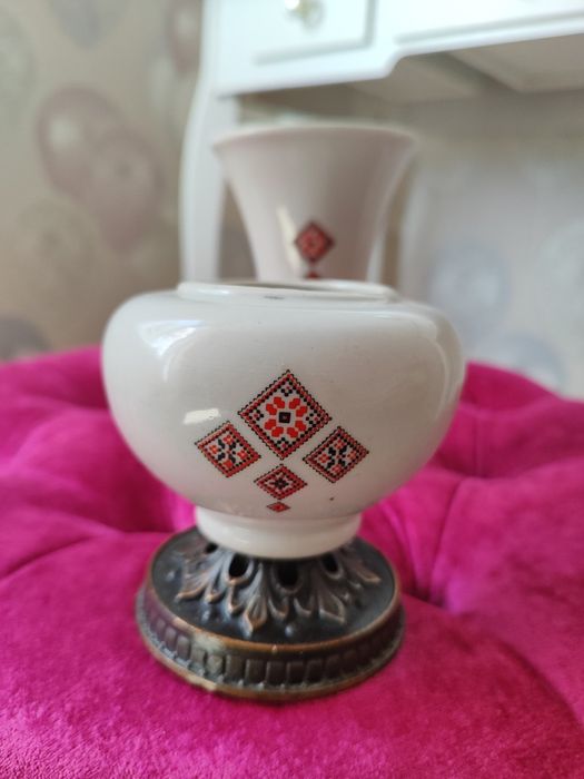 Підсвічник , свічник. Вазочка, ваза , бронза.