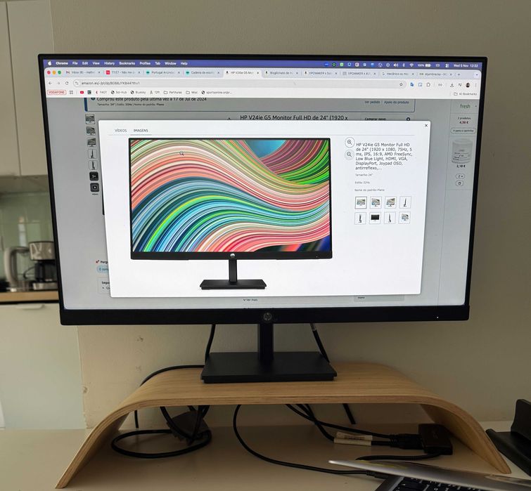 Monitor HP 24" V24ie G5 Monitor Full HD
