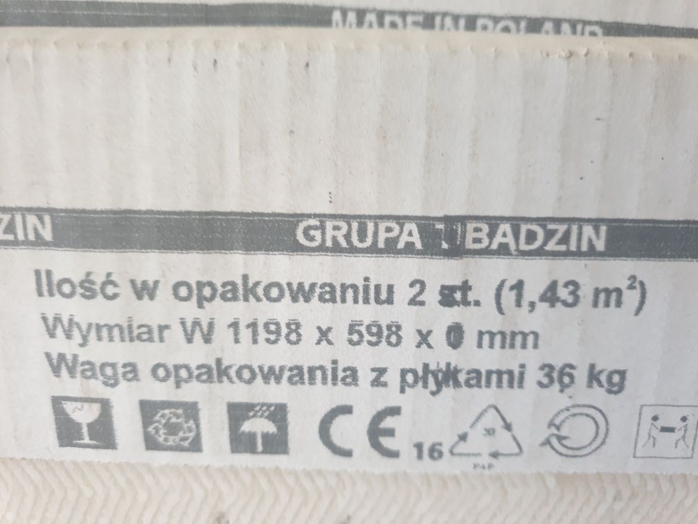 Tubądzin Aulla grey płytka gresowa 1198x598mm
