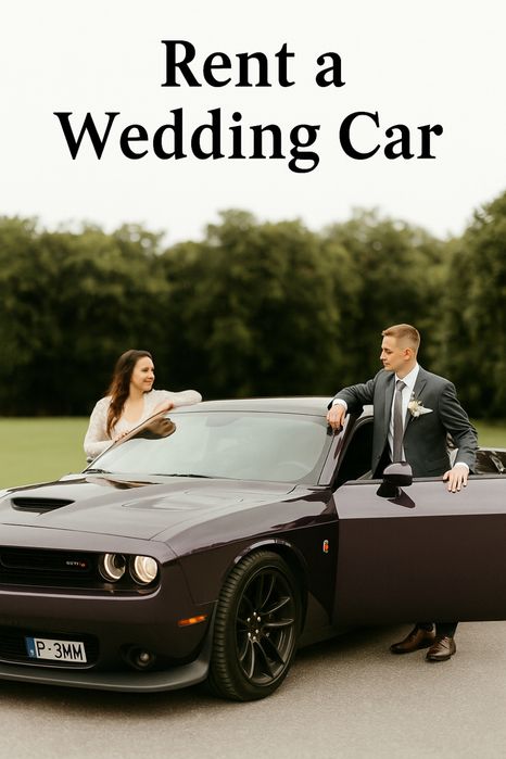 Auto do ślubu / dodge challenger V8 6.4 scat pack - wolne terminy 2025