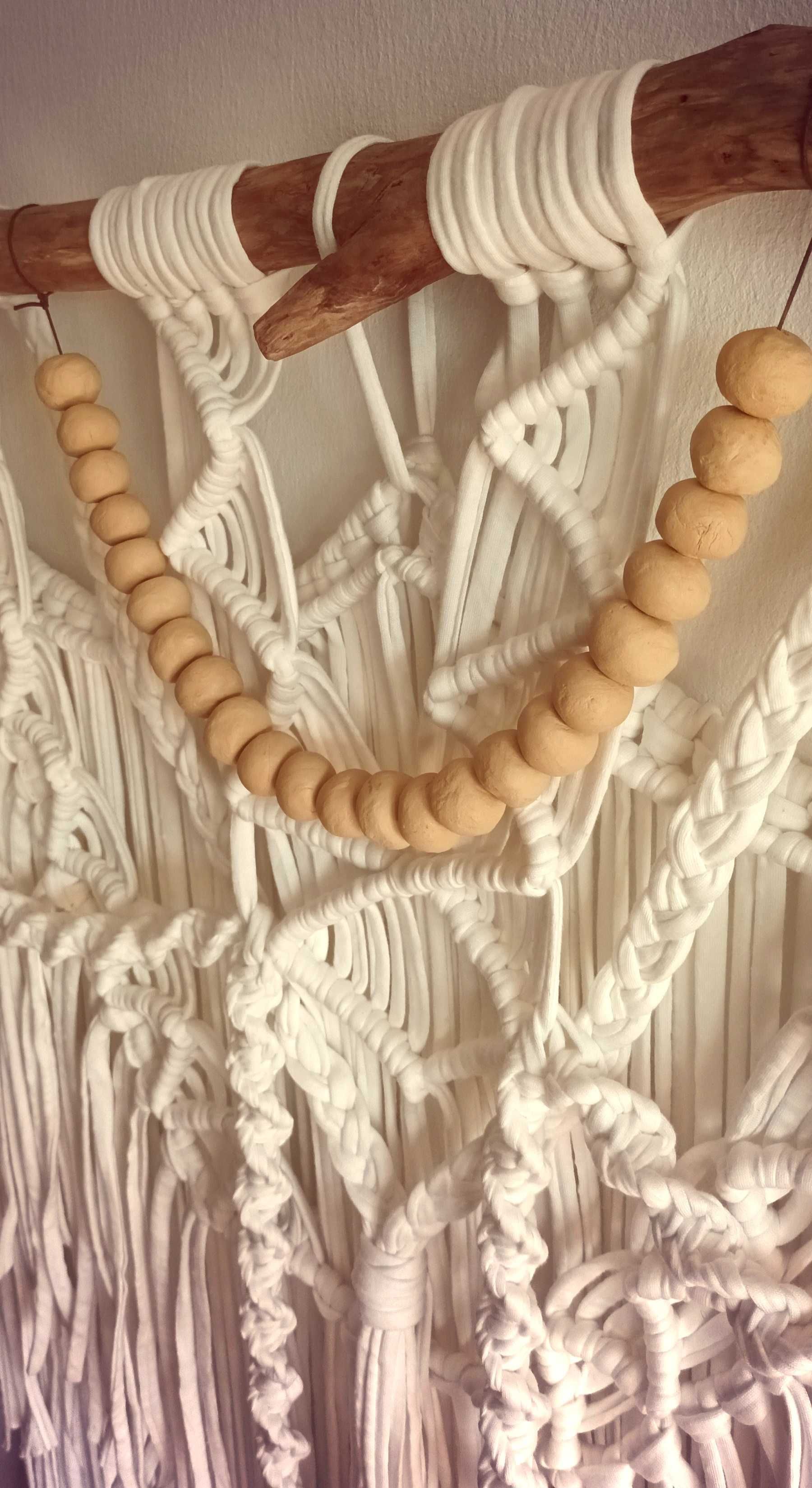 Novo macramé bonito com cristal