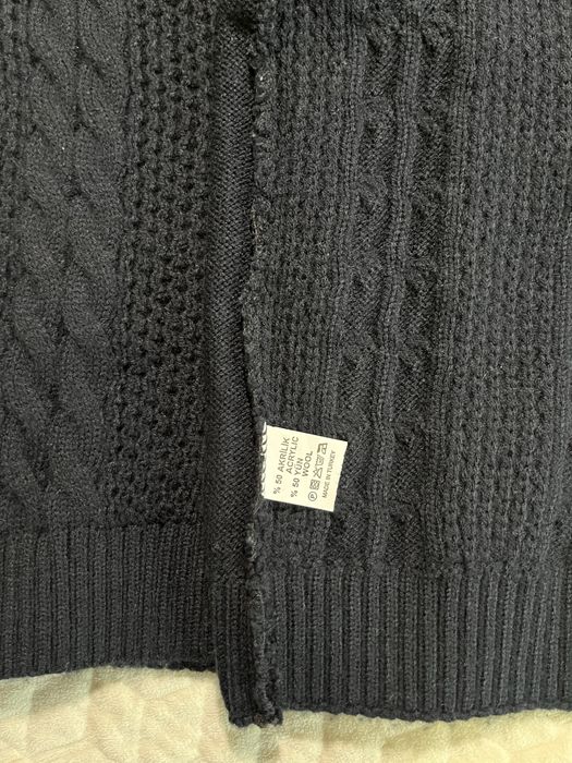 Тепла вʼязана кофта для хлопчика на 7-8 років