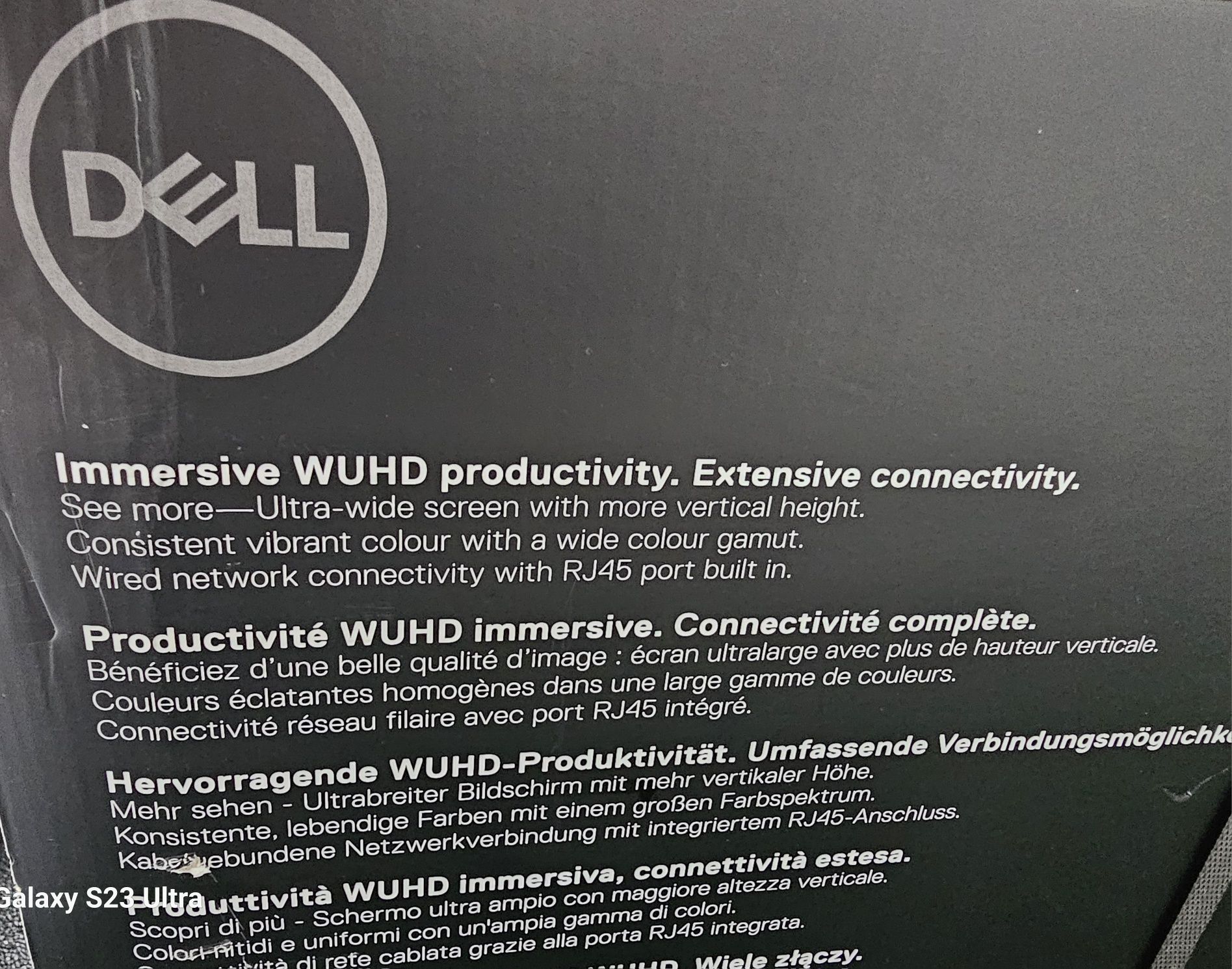 Monitor Dell ultra sharp 40"