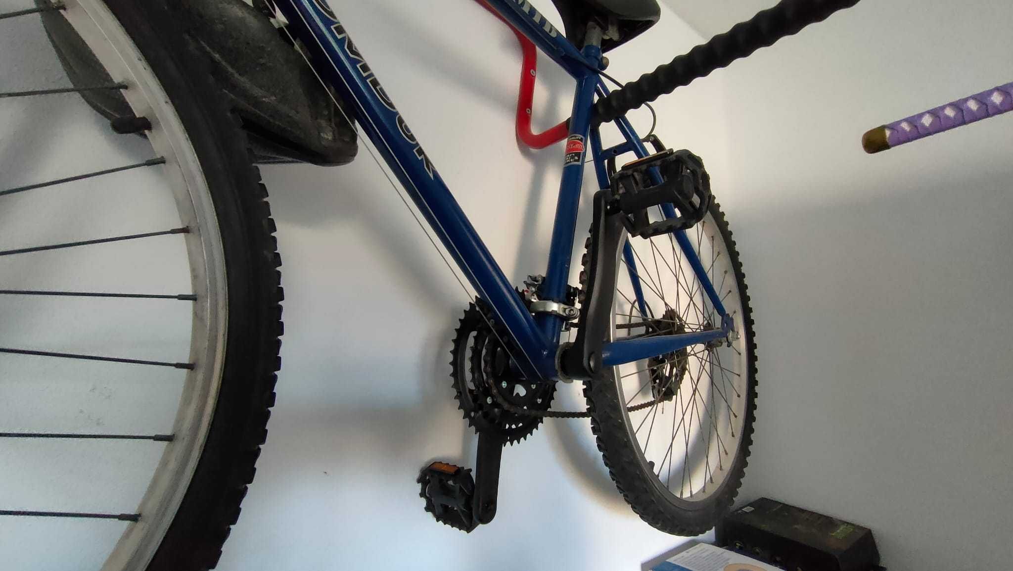 Bicicleta Roda 26 Azul 6velocidades