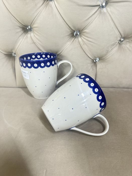 Kubki 2 szt 600 ml Ceramika Bolesławiec