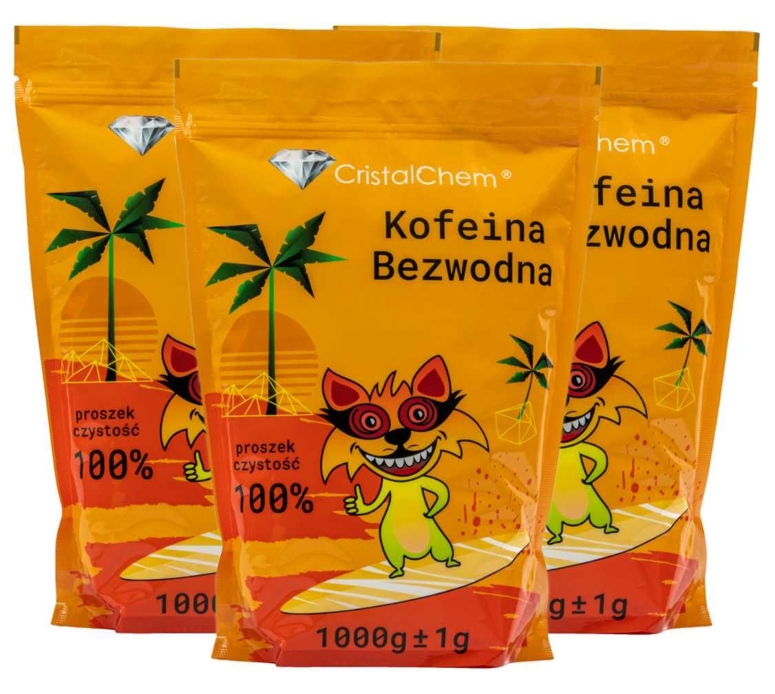 Kofeina Bezwodna 3kg * Indyjska * Premium * Wysyłka * Mocna