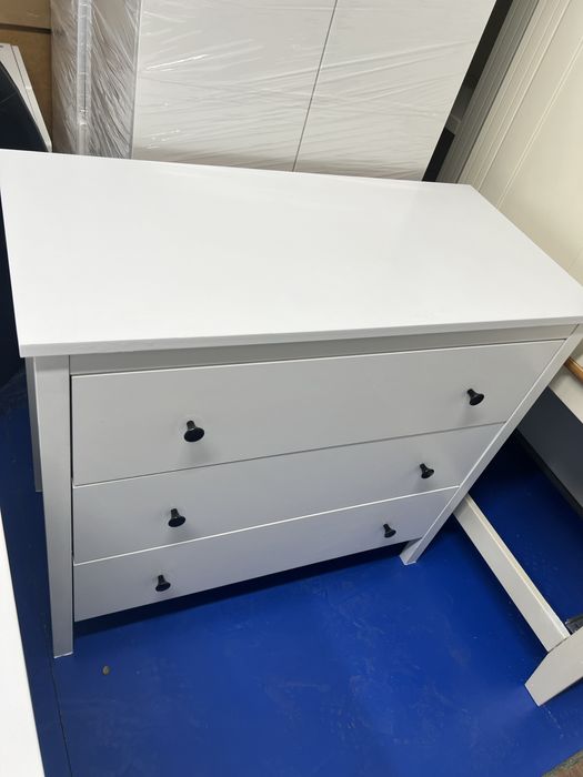 komoda ikea koppang biała - 3 szuflady