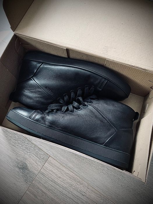 Ботинки мужские зимние кожаные