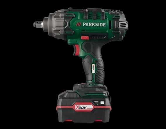 Klucz Udarowy Parkside 20v Passk 20-li C3 Akumulator 4ah + Ładowarka
