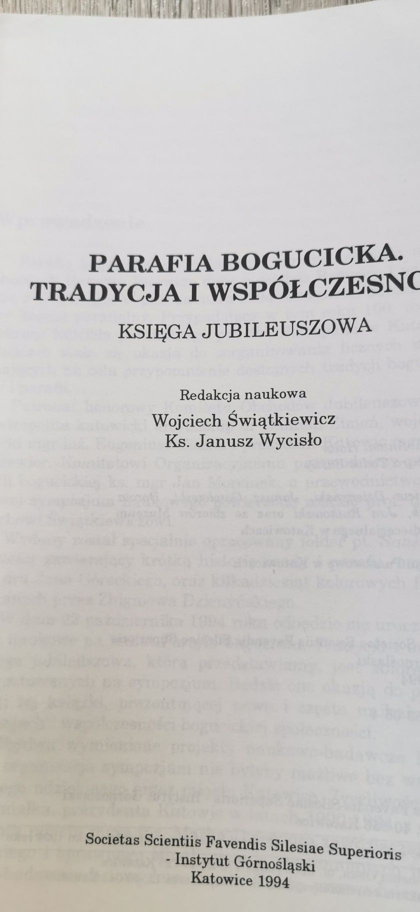 Parafia Bogucicka
Wojciech Świątkiewicz