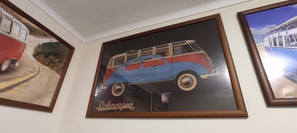 6 Quadros Carrinha Pão de Forma