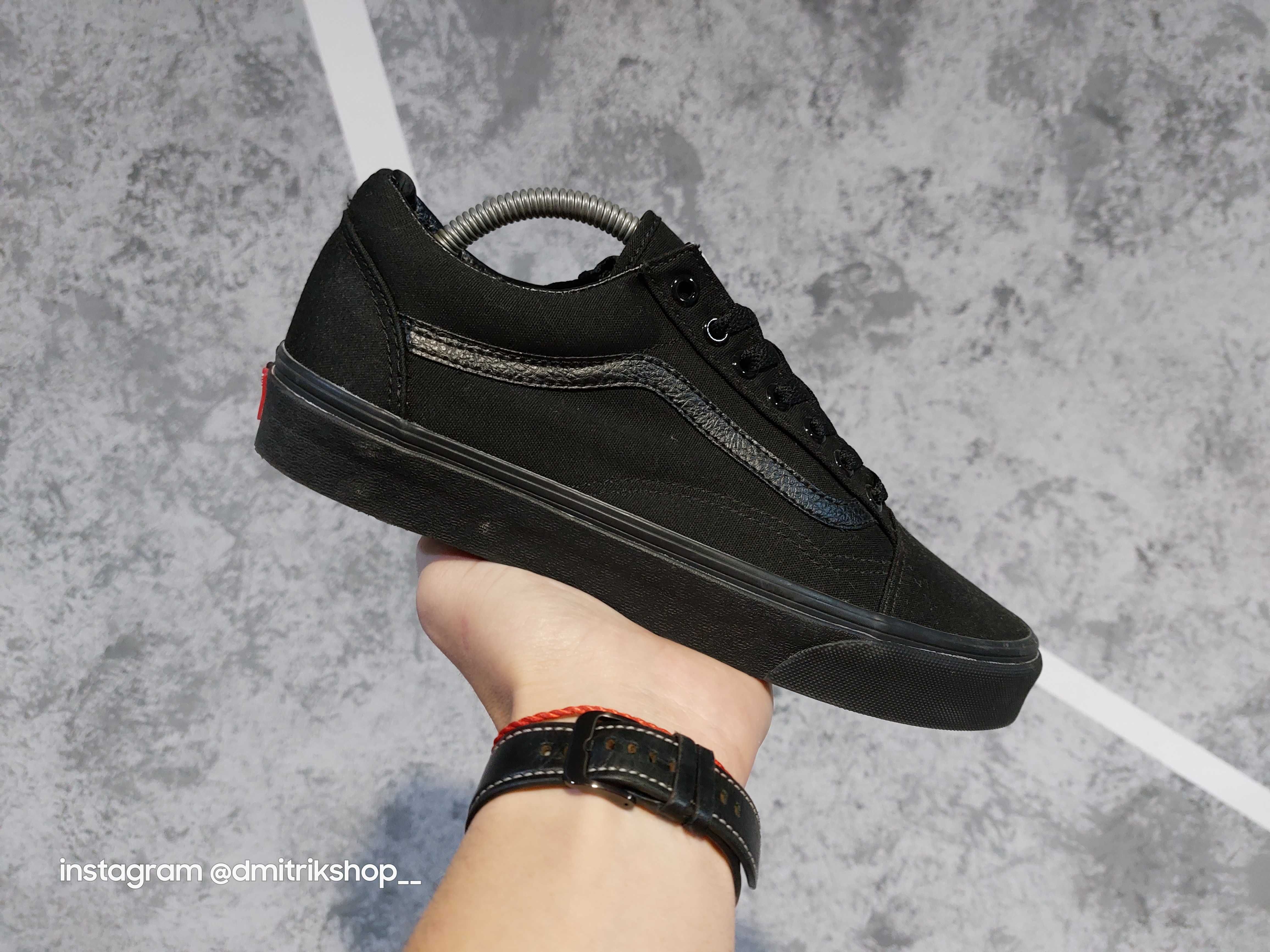 Кеди чоловічі Vans Old Skool Black р41 кеды кроссовки мужские Vans