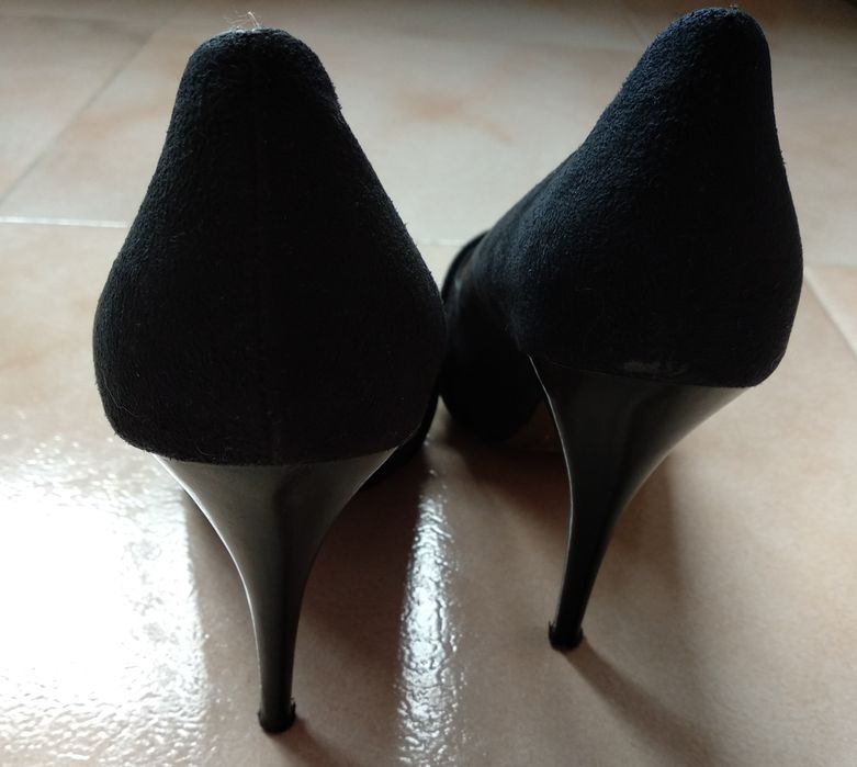 Sapato alto preto 37
