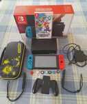 NIntendo switch usada + acessórios + Super Mario Bros. Wonder