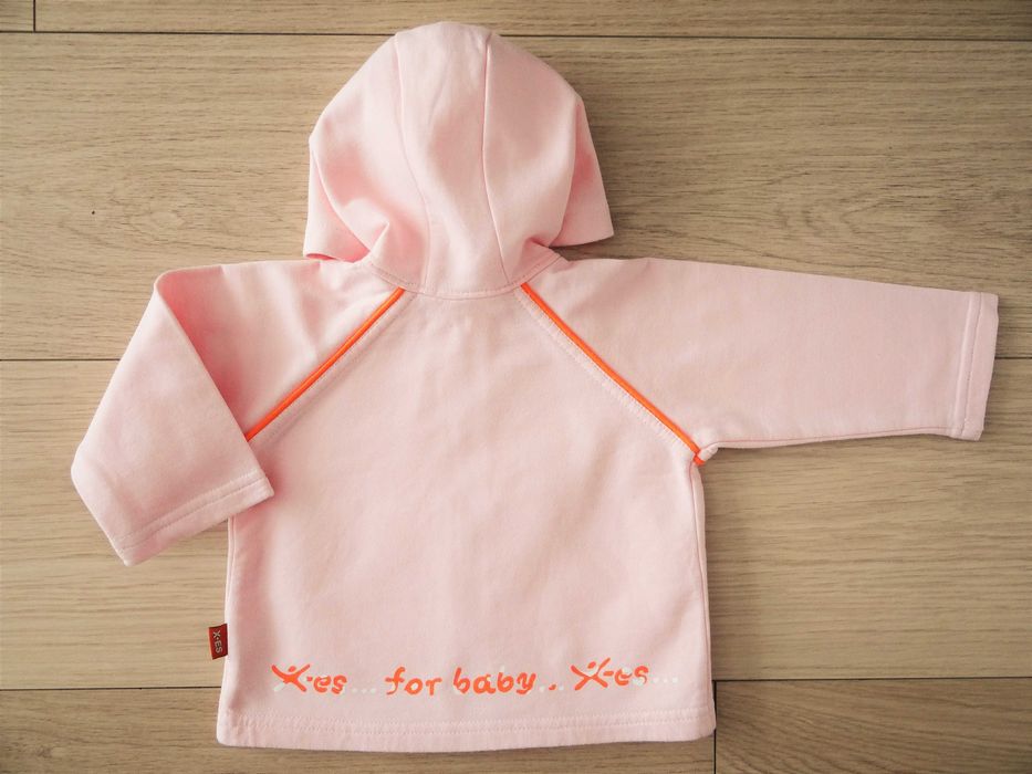 Różowa bluza z kapturem | rozm. 74/80 | jak nowa