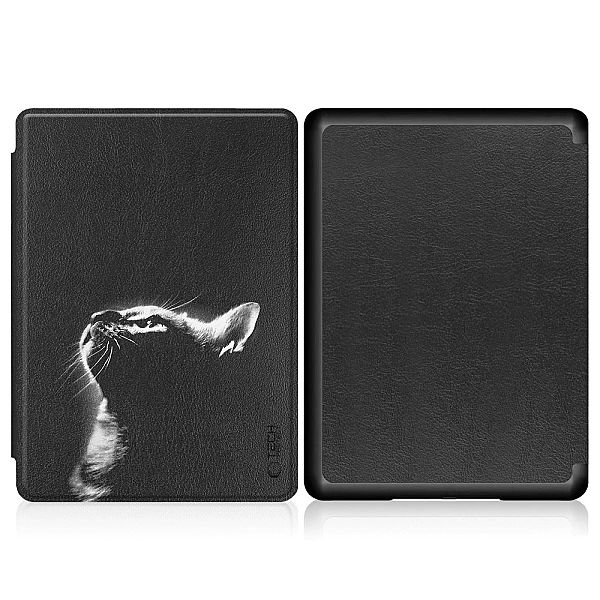 Tech-Protect Smartcase Kindle 11 / 12 / 2022, 2024 Black Cat