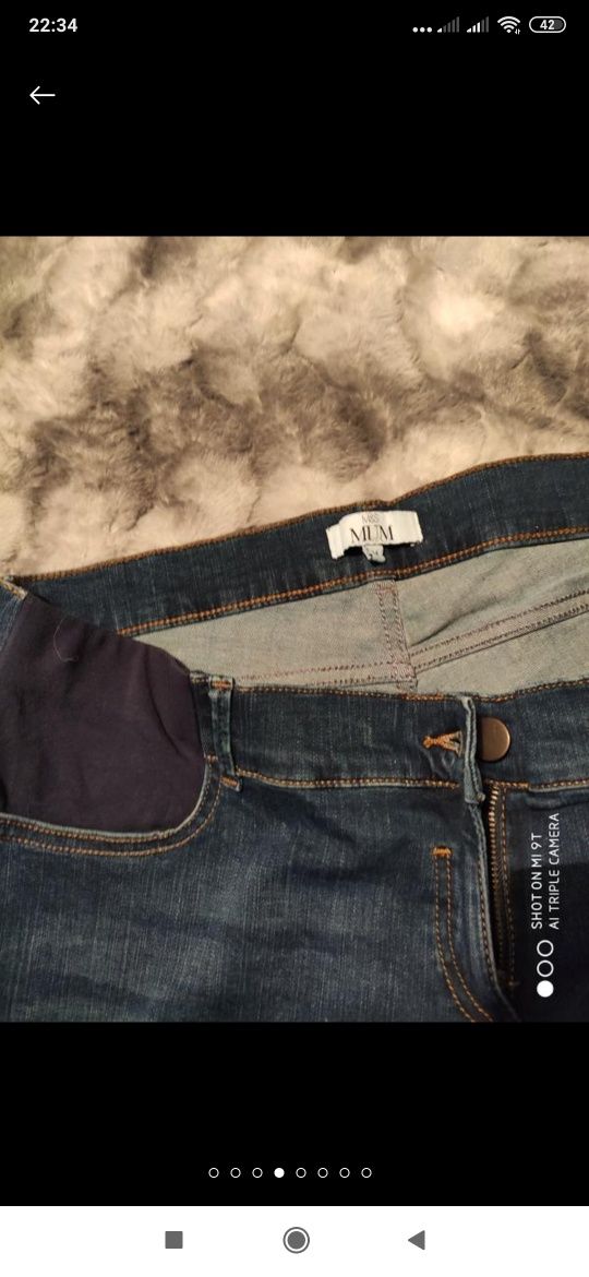 Стильные зауженные стретчевые джинсы джеггенсы для беременных