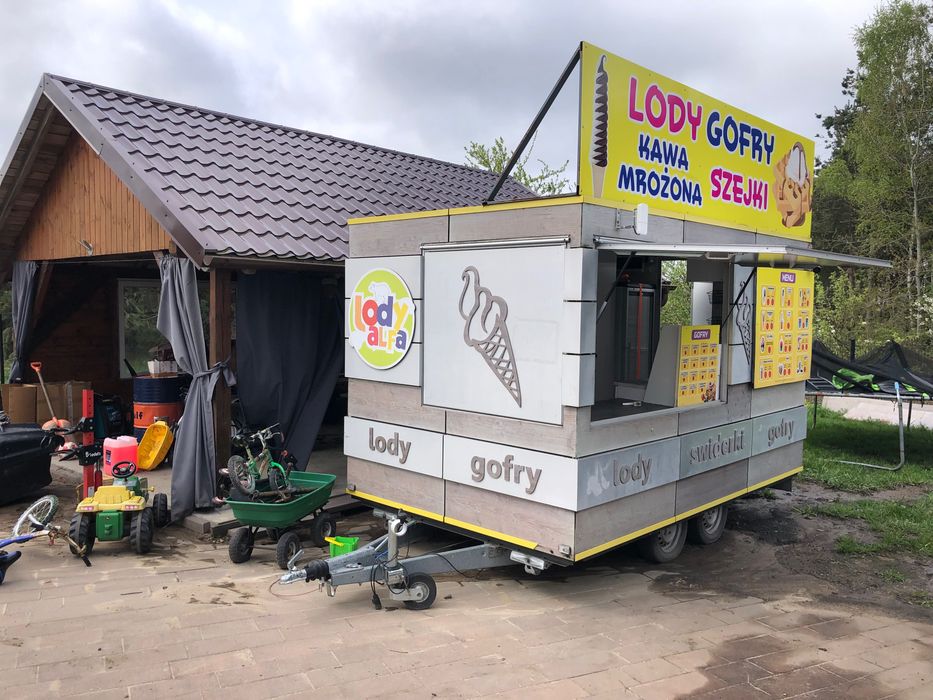 Przyczepa gastronomiczna, lodziarnia, EFE 4000