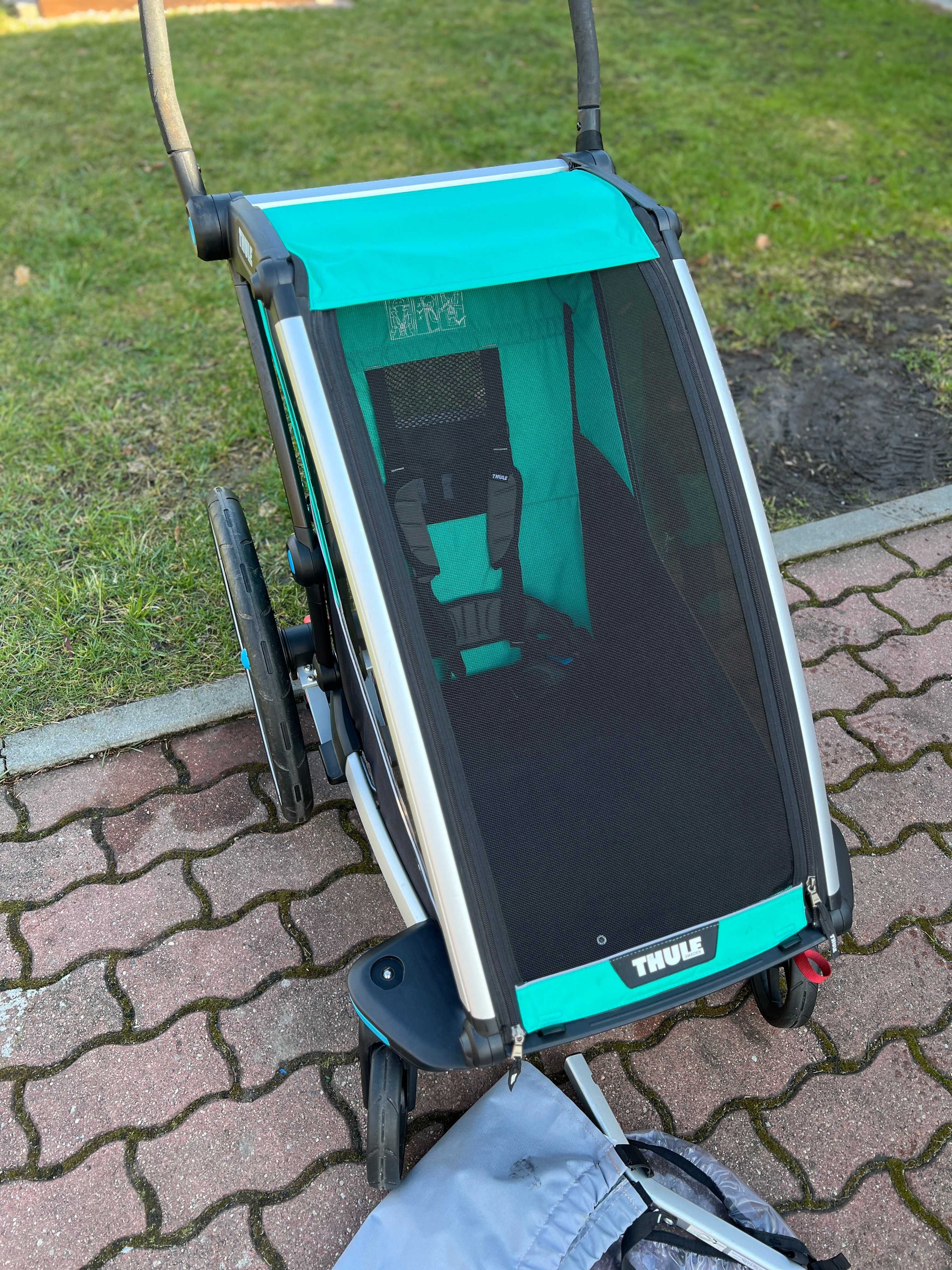 Thule Chariot Lite- przyczepka rowerowa 2w1, wózek biegowy, stan bdb!