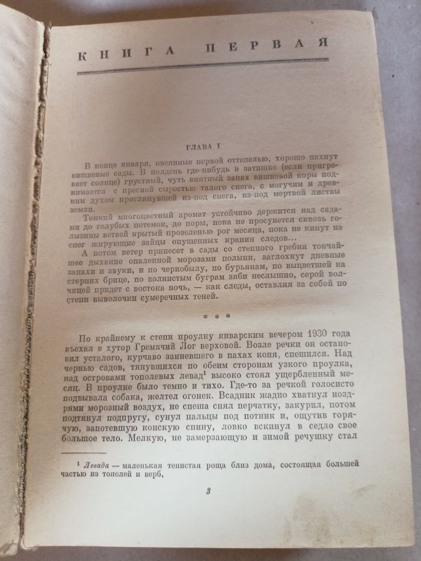 М. Шолохов " Поднятая целина"