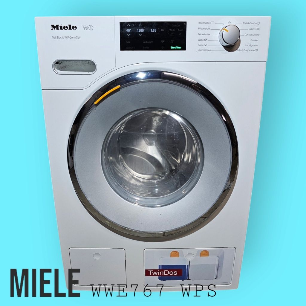Pralka Miele WWE767 WPS –  WiFi; TwinDos; CapDosing