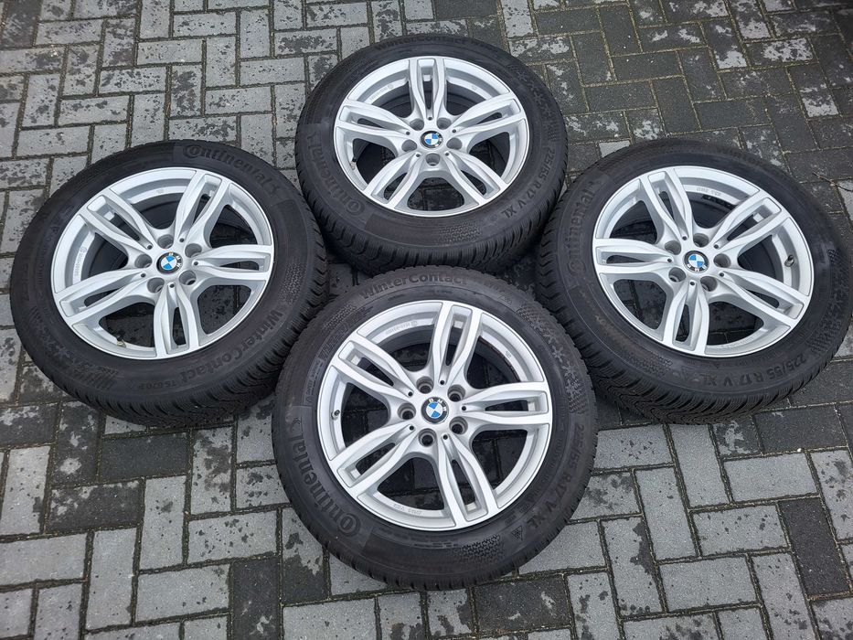 [k233] Koła zimowe BMW 17 Cali 5x112 Continental 225/55/17 22r 6m et27