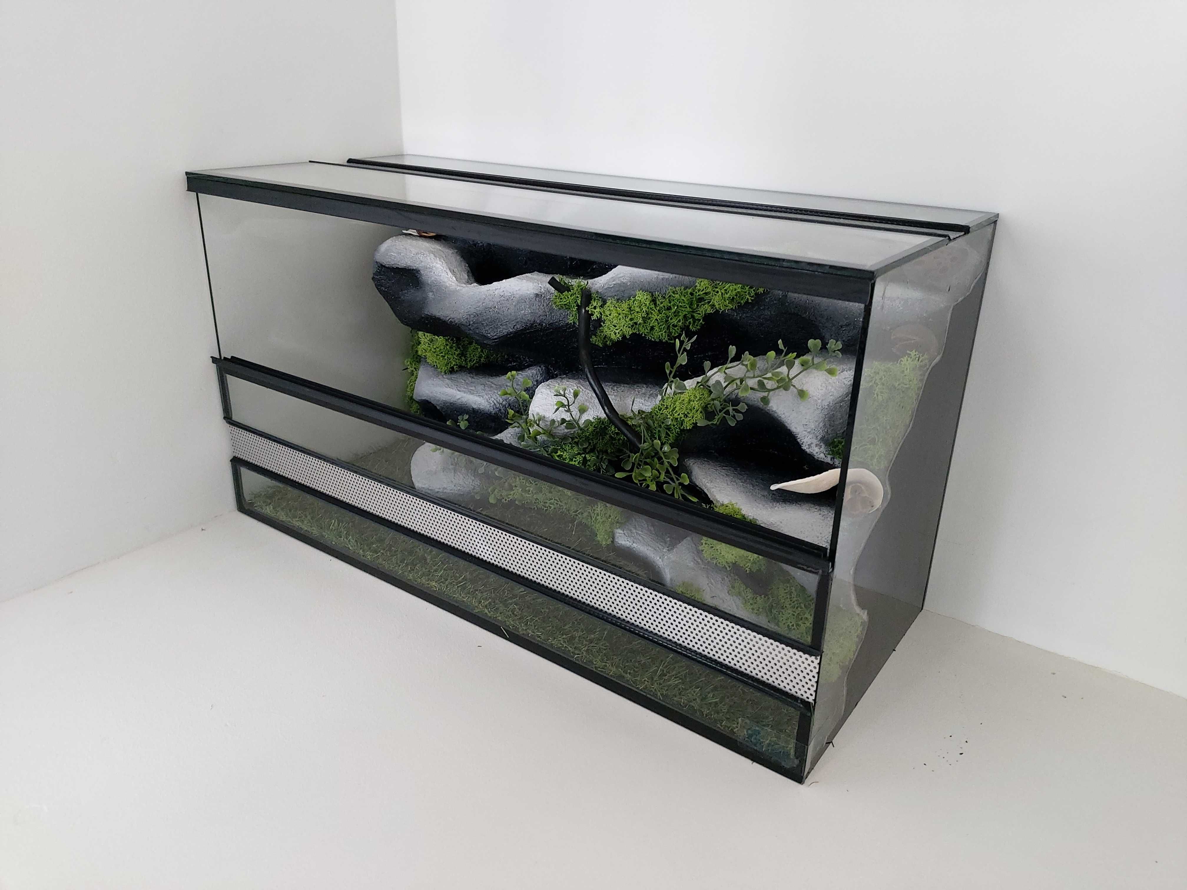 Terrarium dla gekona lamparciego, zbożówki, pytona TW21K, AquaWaves