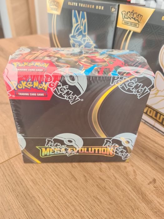 Mega Evolution Booster Box, ETB Premium Collection Black White Pokemon