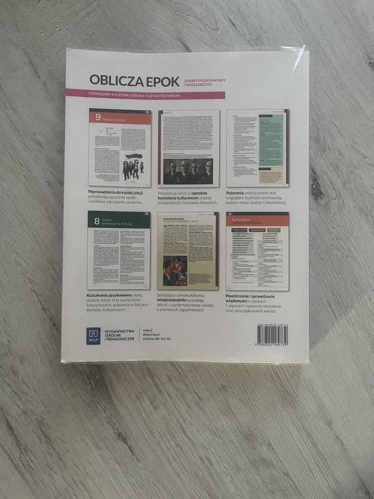 Podręcznik język polski Oblicza Epok 2.2