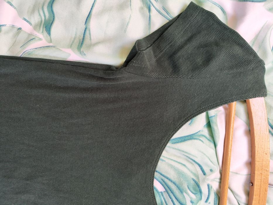 Sukienka New Look ciemnozielona, butelkowa zieleń, rozmiar 34-38