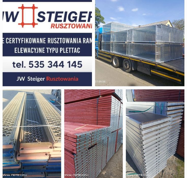 6x6 Nowe rusztowanie poznańskie plettac