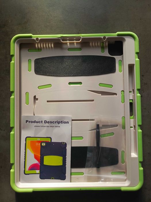 Etui Case do iPad Pro 12,9 - 2020/2021 Pancerne Jasno Zielone