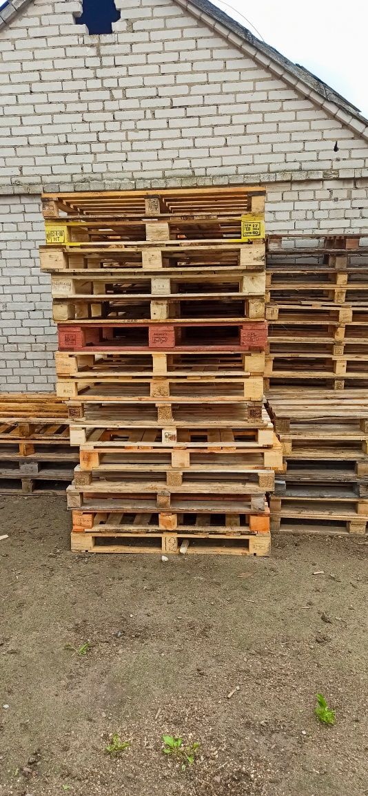 Palety drewniane 120x100 oraz 120x80 euro epal transport